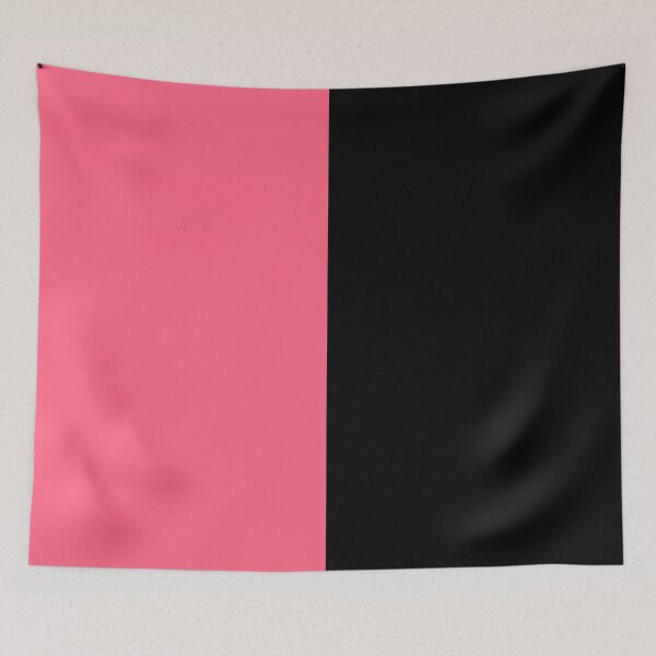 Item preview, Pink Black Two Tone Color Split designed and sold by PatternTitan.