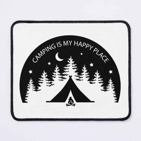 Item preview, Camping is my happy place designed and sold by DesignCosmos.
