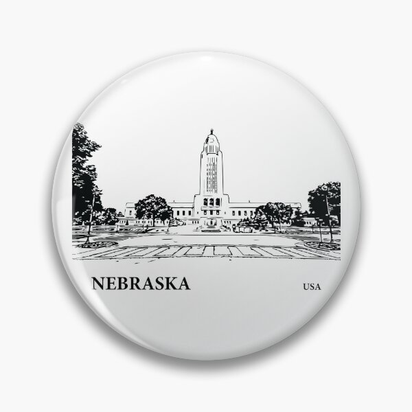 Item preview, Nebraska State USA designed and sold by Lakeric Cityscapes.