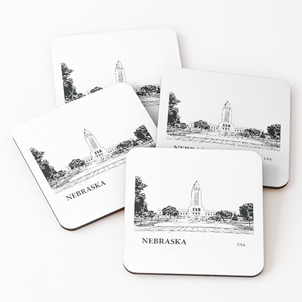 Item preview, Nebraska State USA designed and sold by Lakeric Cityscapes.
