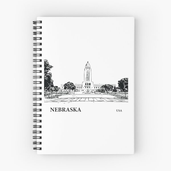 Item preview, Nebraska State USA designed and sold by Lakeric Cityscapes.