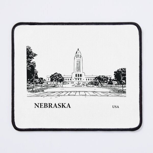 Item preview, Nebraska State USA designed and sold by Lakeric Cityscapes.