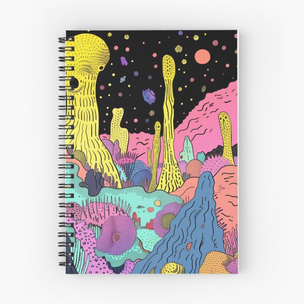 Item preview, Alien Landscape: Surreal Cosmic Journey designed and sold by Mulakart.