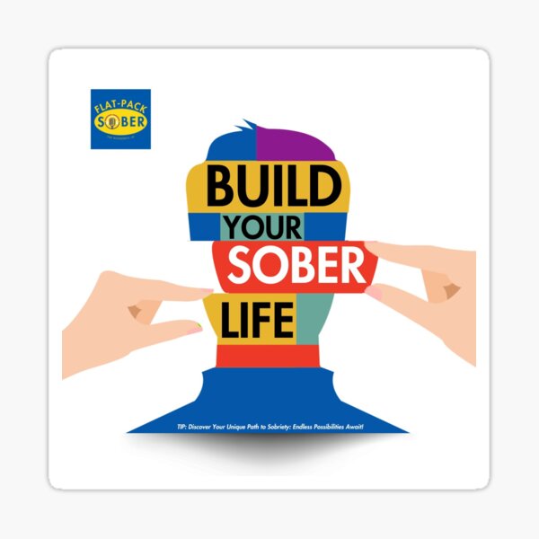 Item preview, Flat-Pack Sober: Build your sober life  designed and sold by brow0123.