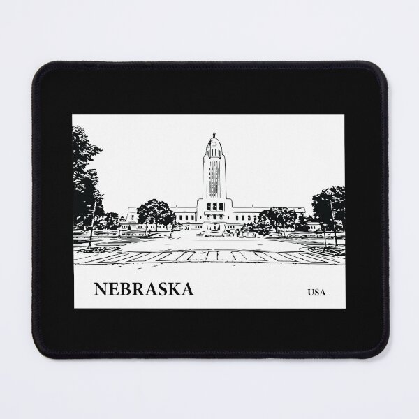 Item preview, Nebraska State USA designed and sold by Lakeric Cityscapes.
