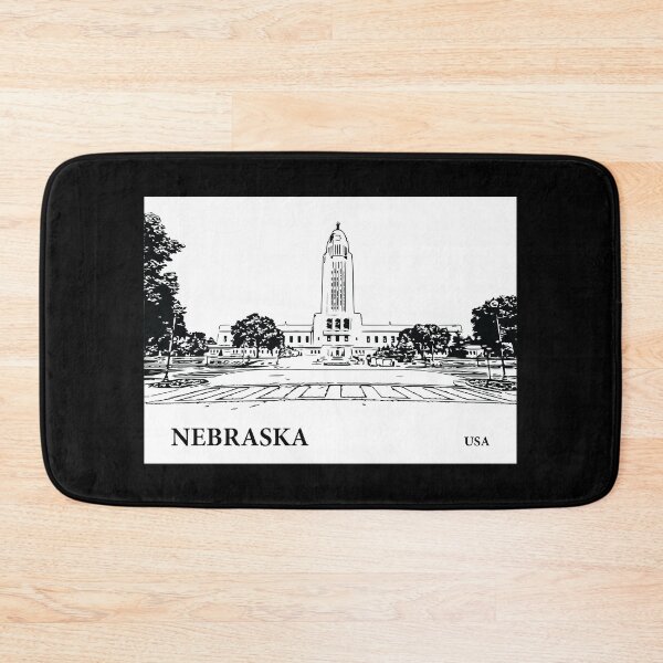 Item preview, Nebraska State USA designed and sold by Lakeric Cityscapes.