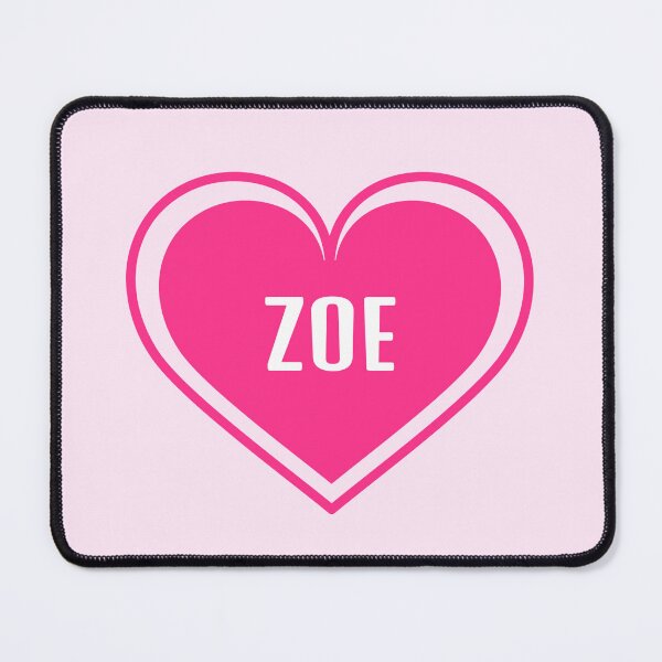 Item preview, Zoe Girl Name Pink designed and sold by Monika Howarth.