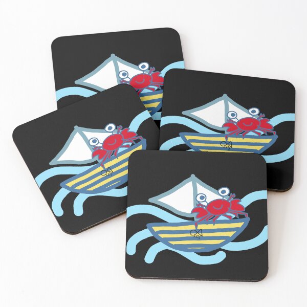 Item preview, LaMaisonOfMY MY CRAB GOES SAILING COLLECTION NO.2 Black Black designed and sold by LaMaisonOfMY.