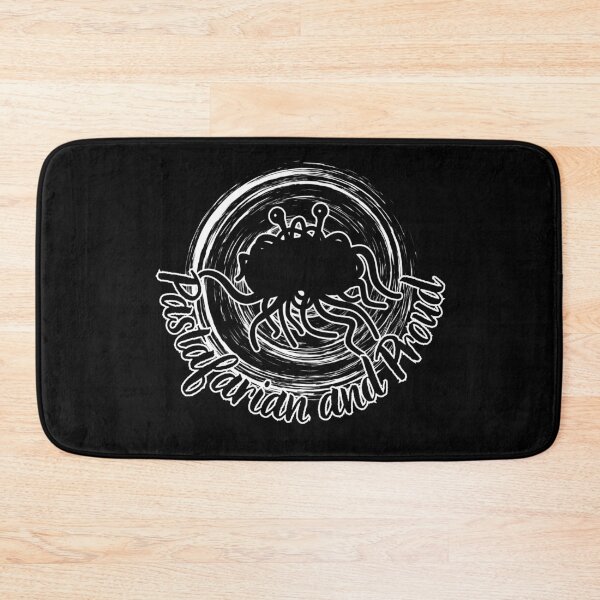 Item preview, Flying Spaghetti Monster - Pastafarian and Proud - Simple Black and White designed and sold by sekrecja.