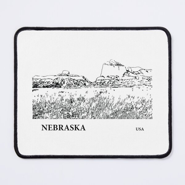 Item preview, Nebraska USA designed and sold by Lakeric Cityscapes.