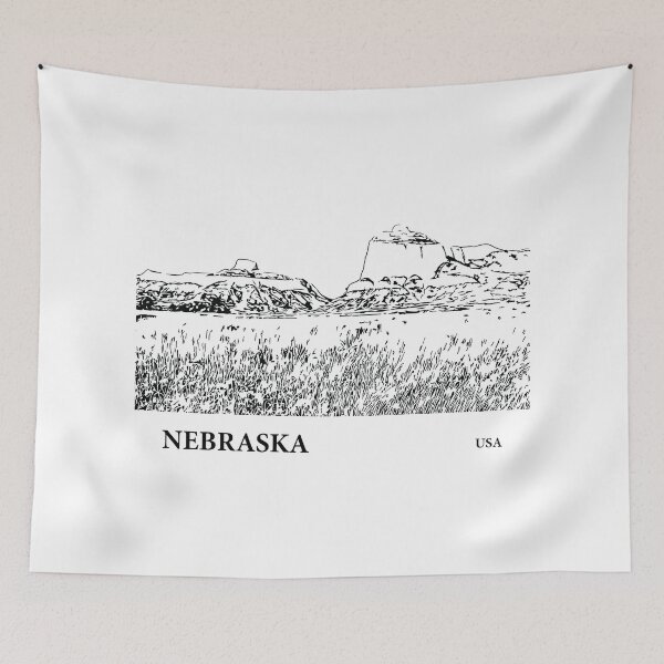 Item preview, Nebraska USA designed and sold by Lakeric Cityscapes.