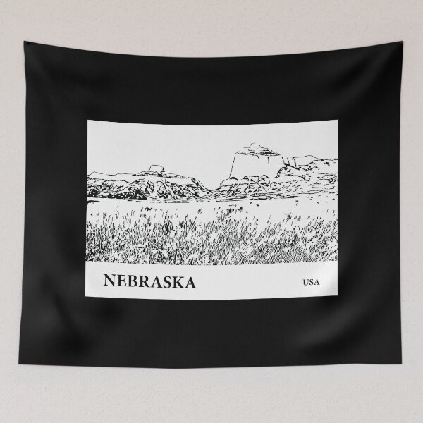 Item preview, Nebraska USA designed and sold by Lakeric Cityscapes.