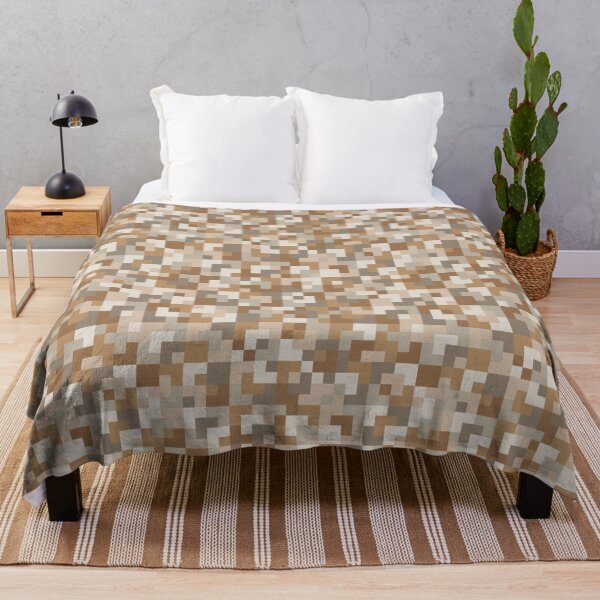Aperçu de l'œuvre Copie de Jouer avec des petits carreaux - damier pixelisé - motif de carreaux aléatoire - neutres froids créée et vendue par Muxune.