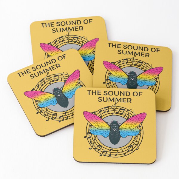 Item preview, The Sound of Summer Cicada Scream Best Gift for Cicada Brood Enthusiast LGBTQ Pride Month Pansexual Flag Colors designed and sold by Savchuk-Vova.