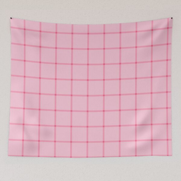 Item preview, Medium pink windowpane - big square checkered pattern designed and sold by Muxune.