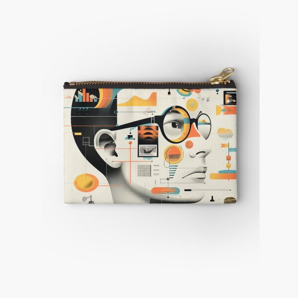 Item preview, Visionary Tech: Abstract Digital Portrait designed and sold by Mulakart.