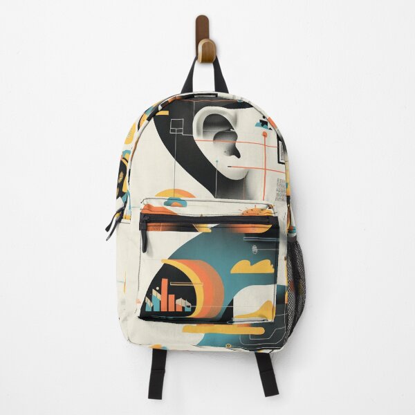 Item preview, Visionary Tech: Abstract Digital Portrait designed and sold by Mulakart.