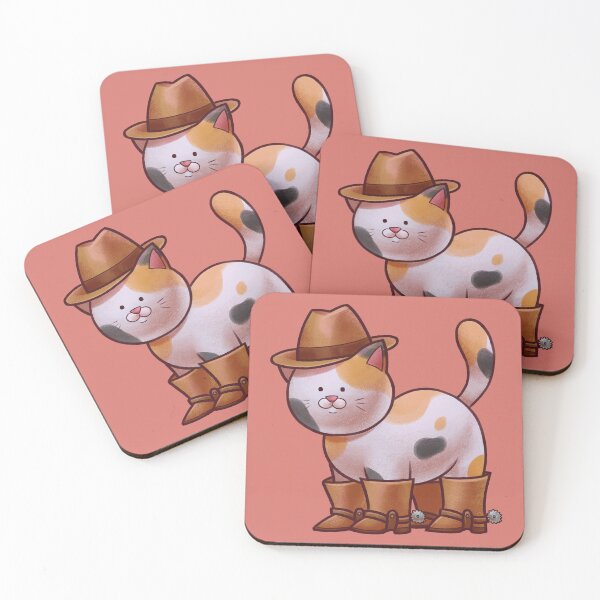 Item preview, Calico Cowboy Cat designed and sold by minatangerina.