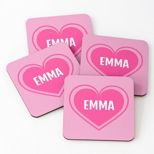 Item preview, Emma Girl Name Pink designed and sold by Monika Howarth.