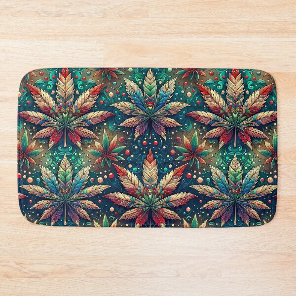 Item preview, Cheeba Pattern - Cannabis Marijuana Weed Art - Colorful Stoner Design designed and sold by CannaCreative.