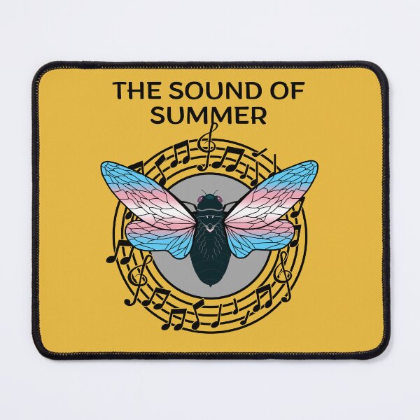Item preview, The Sound of Summer Cicada Scream Best Gift for Cicada Brood Enthusiast LGBTQ Pride Month Transgender Flag Colors designed and sold by Savchuk-Vova.
