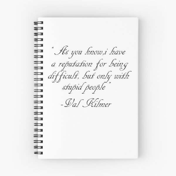 Item preview, Val Kilmer quotes stupid people designed and sold by thegoddessmel.