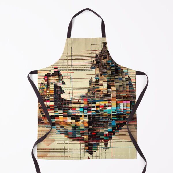 Item preview, Data Cityscape: Digital Metropolis in Abstract designed and sold by Mulakart.