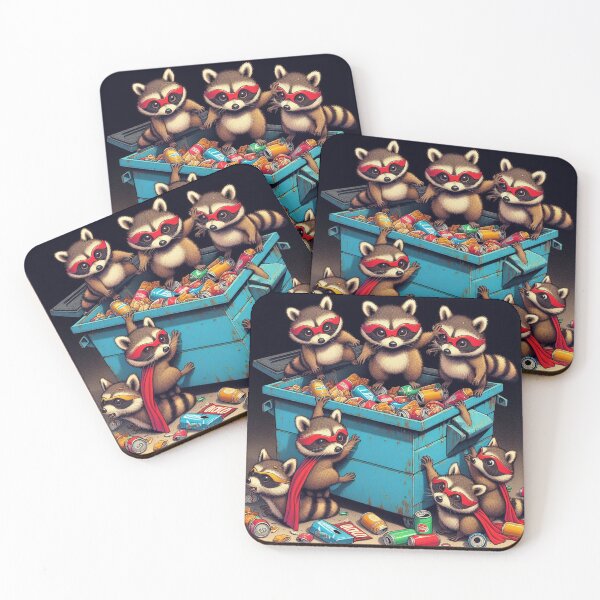 Item preview, robber raccoons designed and sold by laurazael.