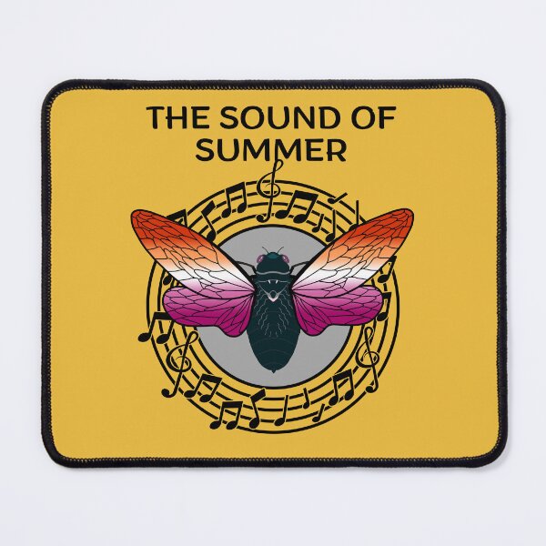 Item preview, The Sound of Summer Cicada Scream Best Gift for Cicada Brood Enthusiast LGBTQ Pride Month Lesbian Flag Colors designed and sold by Savchuk-Vova.