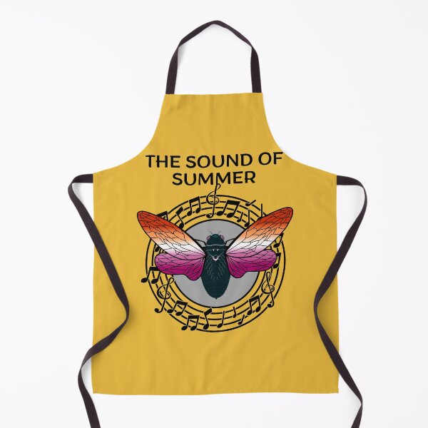 Item preview, The Sound of Summer Cicada Scream Best Gift for Cicada Brood Enthusiast LGBTQ Pride Month Lesbian Flag Colors designed and sold by Savchuk-Vova.