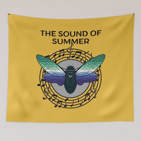 Item preview, The Sound of Summer Cicada Scream Best Gift for Cicada Brood Enthusiast LGBTQ Pride Month Gay Flag Colors designed and sold by Savchuk-Vova.