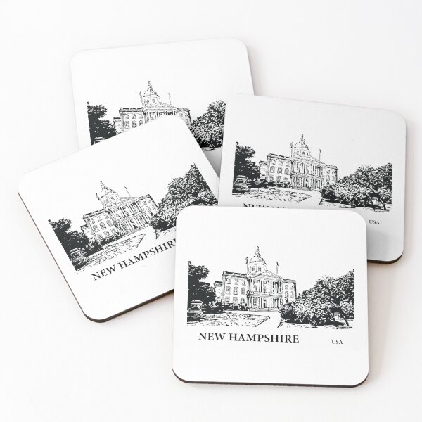 Item preview, New Hampshire State USA designed and sold by Lakeric Cityscapes.
