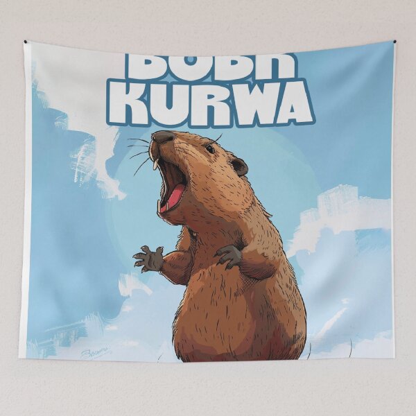 Item preview, bober kurwa / bobr kurwa / beaver designed and sold by Krasnovaovaova.