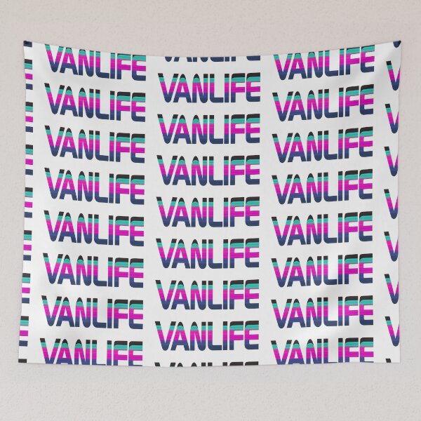 Item preview, vanlife disco fade - pink blue designed and sold by robnoble.