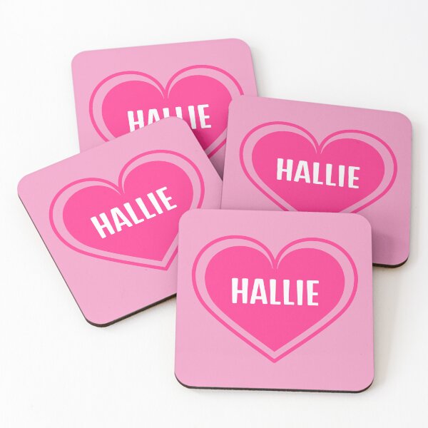 Item preview, Hallie Girl Name Pink designed and sold by Monika Howarth.