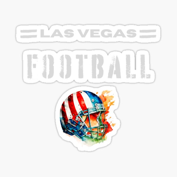 Item preview, Las Vegas Football USA Flag helmet designed and sold by IssaraStudio.