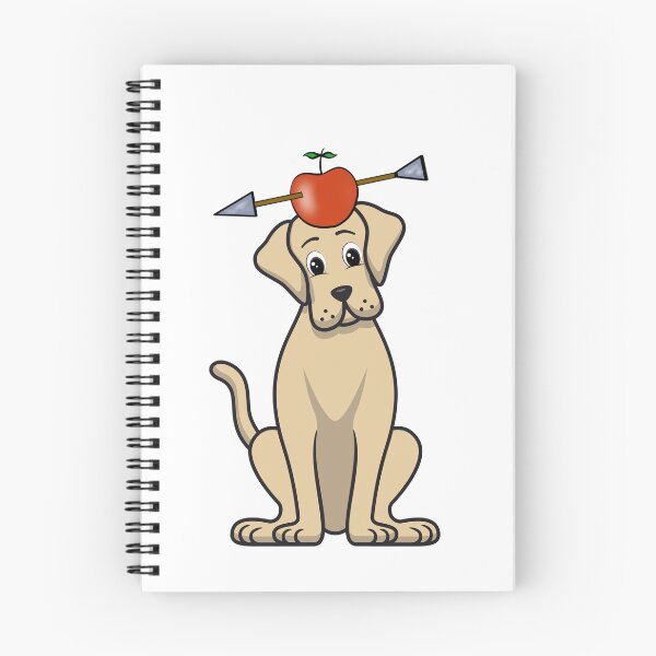Item preview, Funny big brown dog  has an apple with an arrow through it designed and sold by Pet Station.