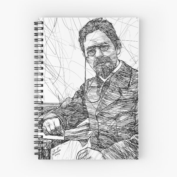 Item preview, ANTON CHEKHOV ink portrait .3 designed and sold by lautir.