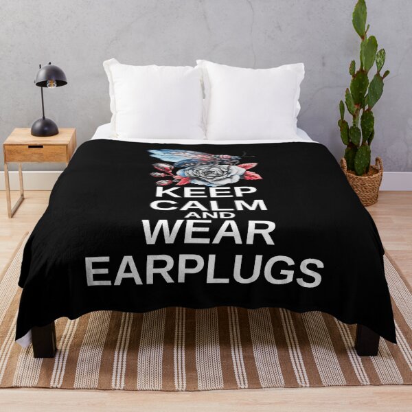 Item preview, Keep Calm and Wear Earplugs Cicada Scream Best Gift for Cicada Brood Enthusiast designed and sold by Savchuk-Vova.