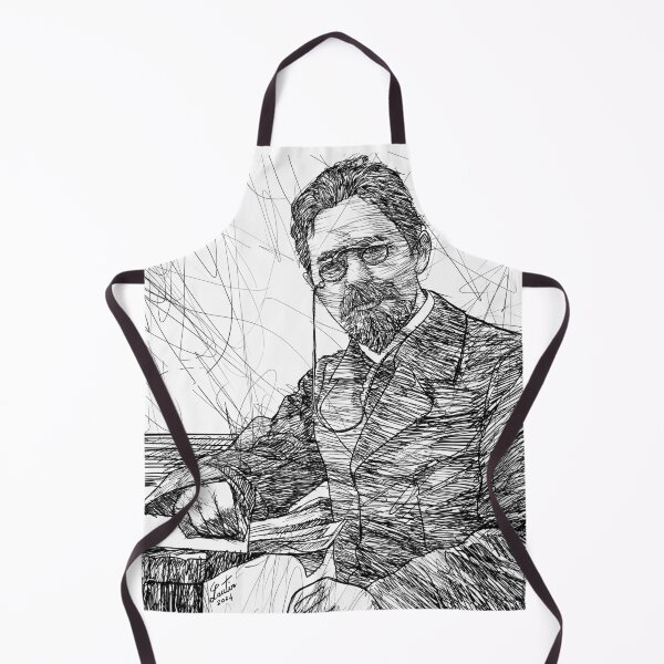 Item preview, ANTON CHEKHOV ink portrait .3 designed and sold by lautir.