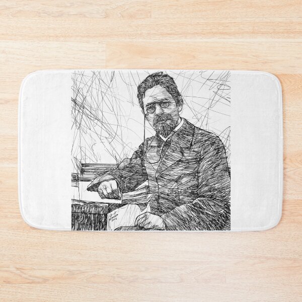 Item preview, ANTON CHEKHOV ink portrait .3 designed and sold by lautir.