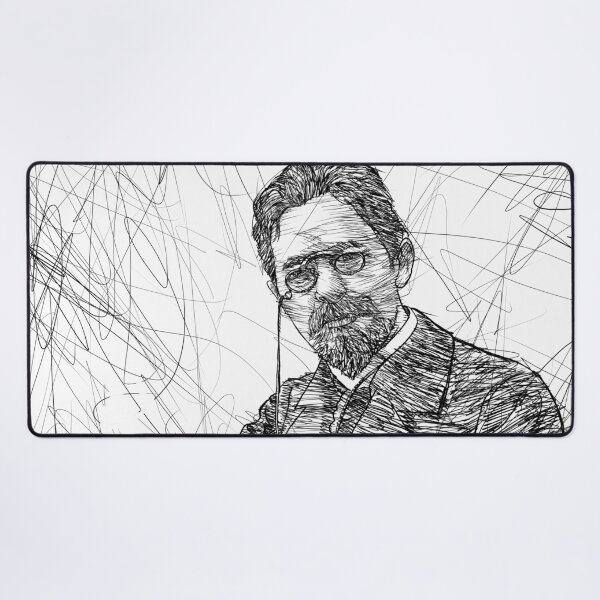 Item preview, ANTON CHEKHOV ink portrait .3 designed and sold by lautir.