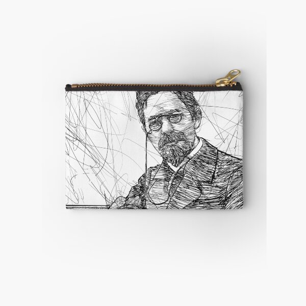 Item preview, ANTON CHEKHOV ink portrait .3 designed and sold by lautir.
