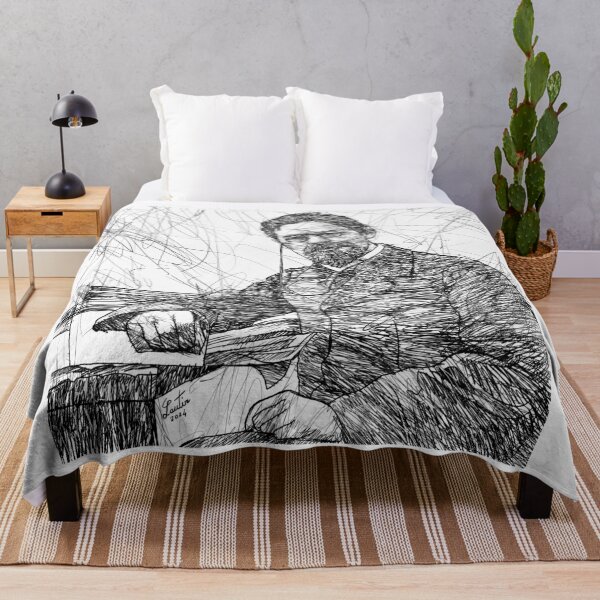 Item preview, ANTON CHEKHOV ink portrait .3 designed and sold by lautir.