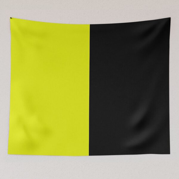 Item preview, Yellow Black Two Tone Color Split designed and sold by PatternTitan.