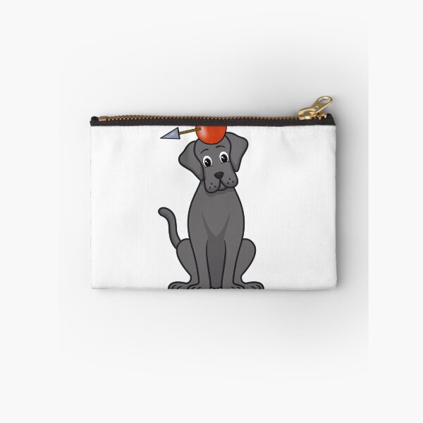 Item preview, Funny big black dog  has an apple with an arrow through it designed and sold by Pet Station.