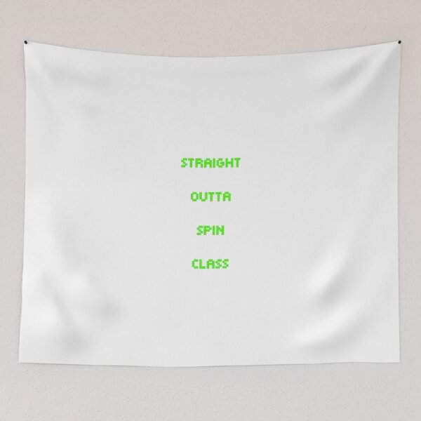 Item preview, Straight outta spin class designed and sold by marianna cotaru.
