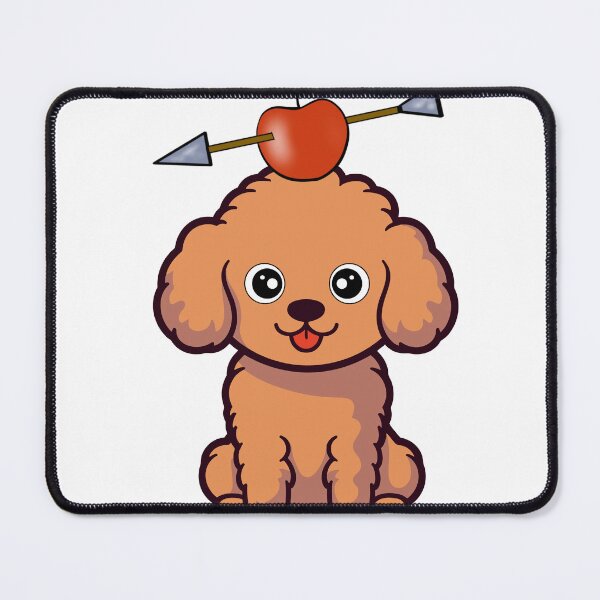 Item preview, Funny brown dog  has an apple with an arrow through it designed and sold by Pet Station.
