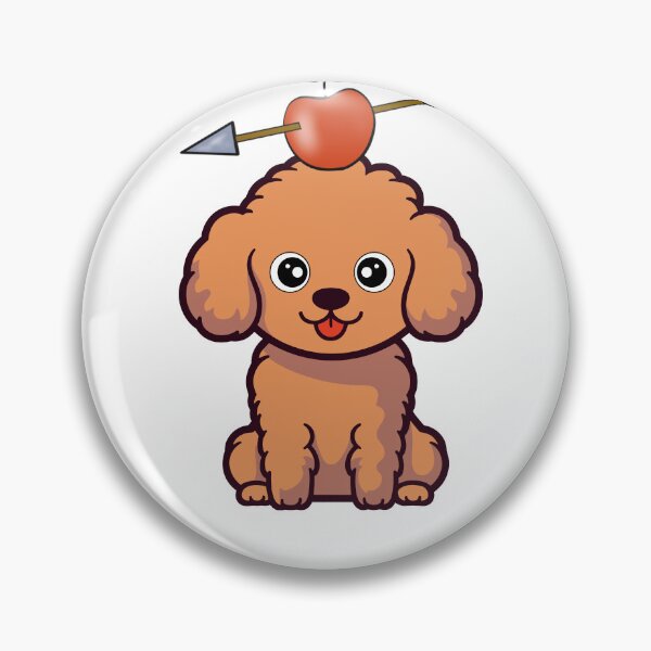 Item preview, Funny brown dog  has an apple with an arrow through it designed and sold by Pet Station.