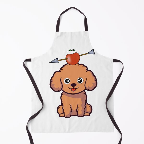 Item preview, Funny brown dog has an apple with an arrow through it designed and sold by Pet Station.